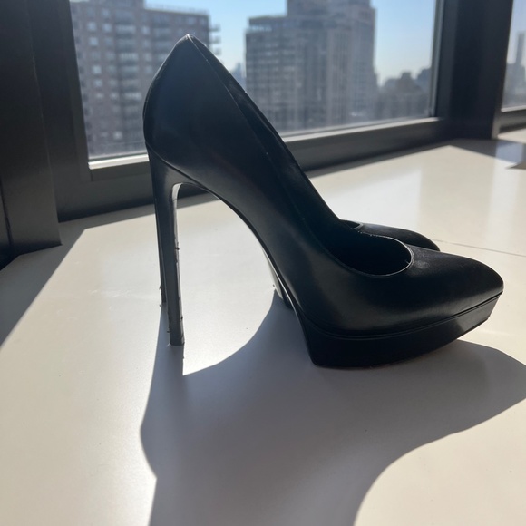 Saint Laurent Platform Pumps - Picture 2 of 5